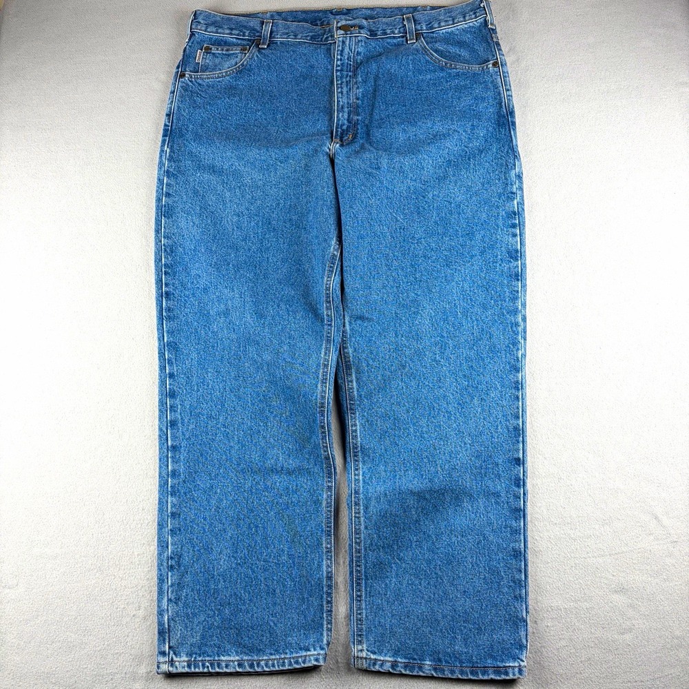 Carhartt B160 Relaxed Fit Straight Leg Jeans Stonewash Blue Men's 42x30 NWT